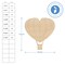 Wood Hot Air Balloon Cutout From 8”-23”, Valentine Craft | Woodpeckers